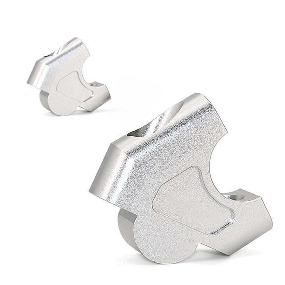Adaptateur de montage arrière et kit d'augmentation de hauteur du guidon CB650F argent