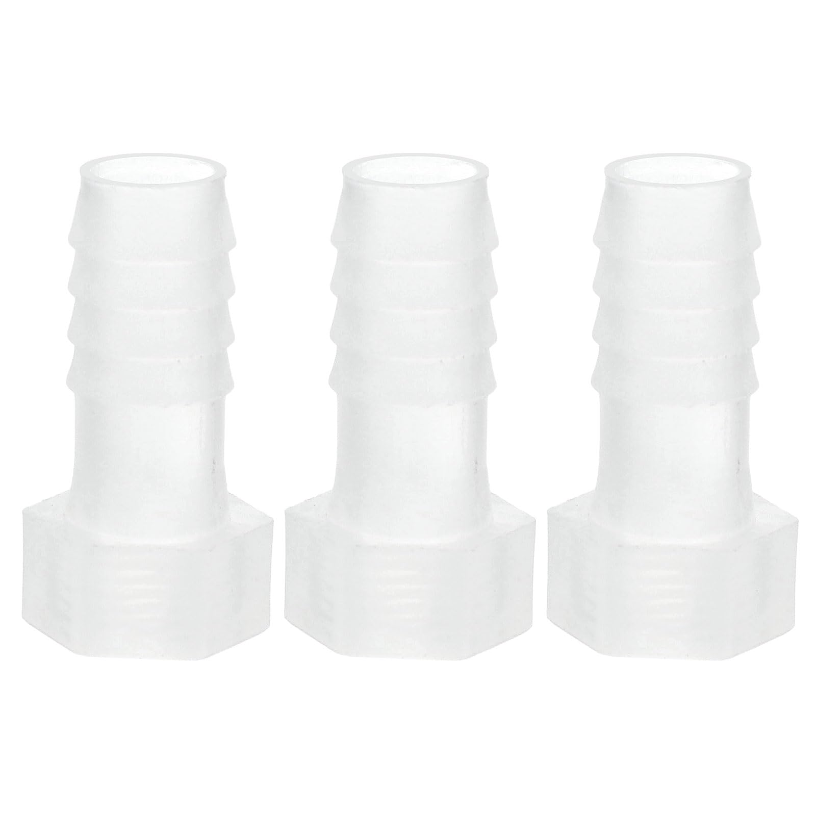 PATIKIL Raccordi per Tubo Flessibile in Plastica 1/2" x 1/4" G Attacco