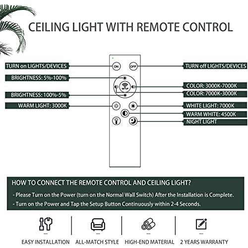 Led Chandelier Lighting Fixture Dimmable Pendant Light With Remote Control Modern Flush Mount Chandelier Adjustable Kitchen Island Hanging Lamp Painting Lamp For Dining Table Office Bedroom (Gold) #TOP3