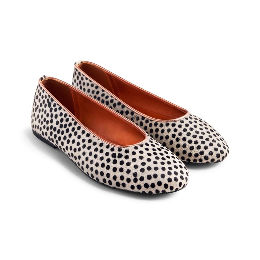 GIOSEPPO UVINZA, Women's Mary Jane Flats, Dalmata, 39 EU