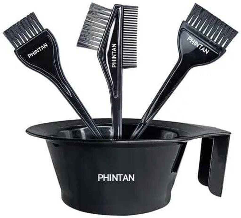 Professional Hair Coloring Kit | 3 Hair Dye Brushes + Mixing Bowl Set | Salon-Quality Applicator Brush Set for Root Touch-Up, Highlights, Bleaching Dye Application-image-43