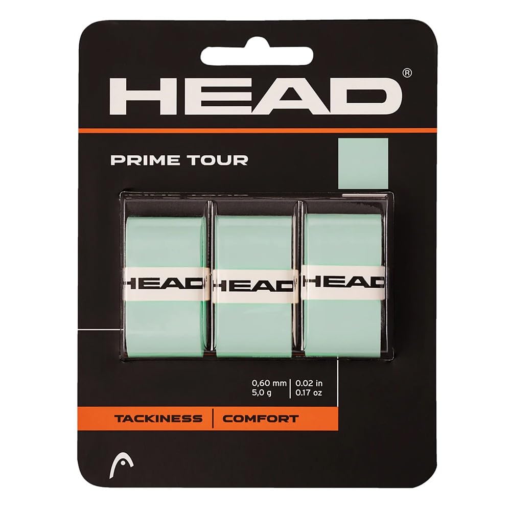 HEAD Prime Tour Overgrip 3 Pack Celeste