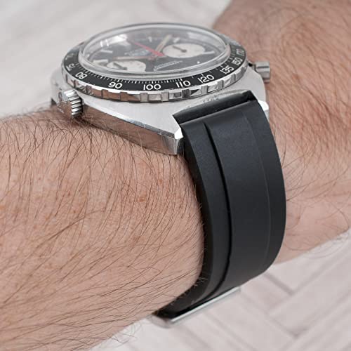 Image of StrapHabit Quick Release Rubber Watch Strap Band FKM 20mm 22mm 24mm