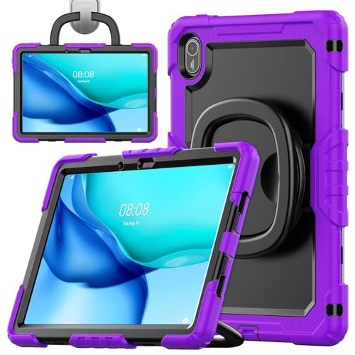 Protection Huawei MatePad SE 11 2024 enfants coque antichoc violette