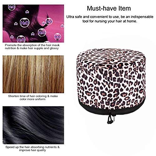 Hair Steamer Thermal Heat Cap Deep Conditioning Natural Black Hair Scalp Treatment Spa Hot Head Care Electric for Home Use - Thumbnail 5