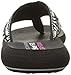 Skechers Cali Women's Asana-Seek Flip Flop,Black/White,9 M US