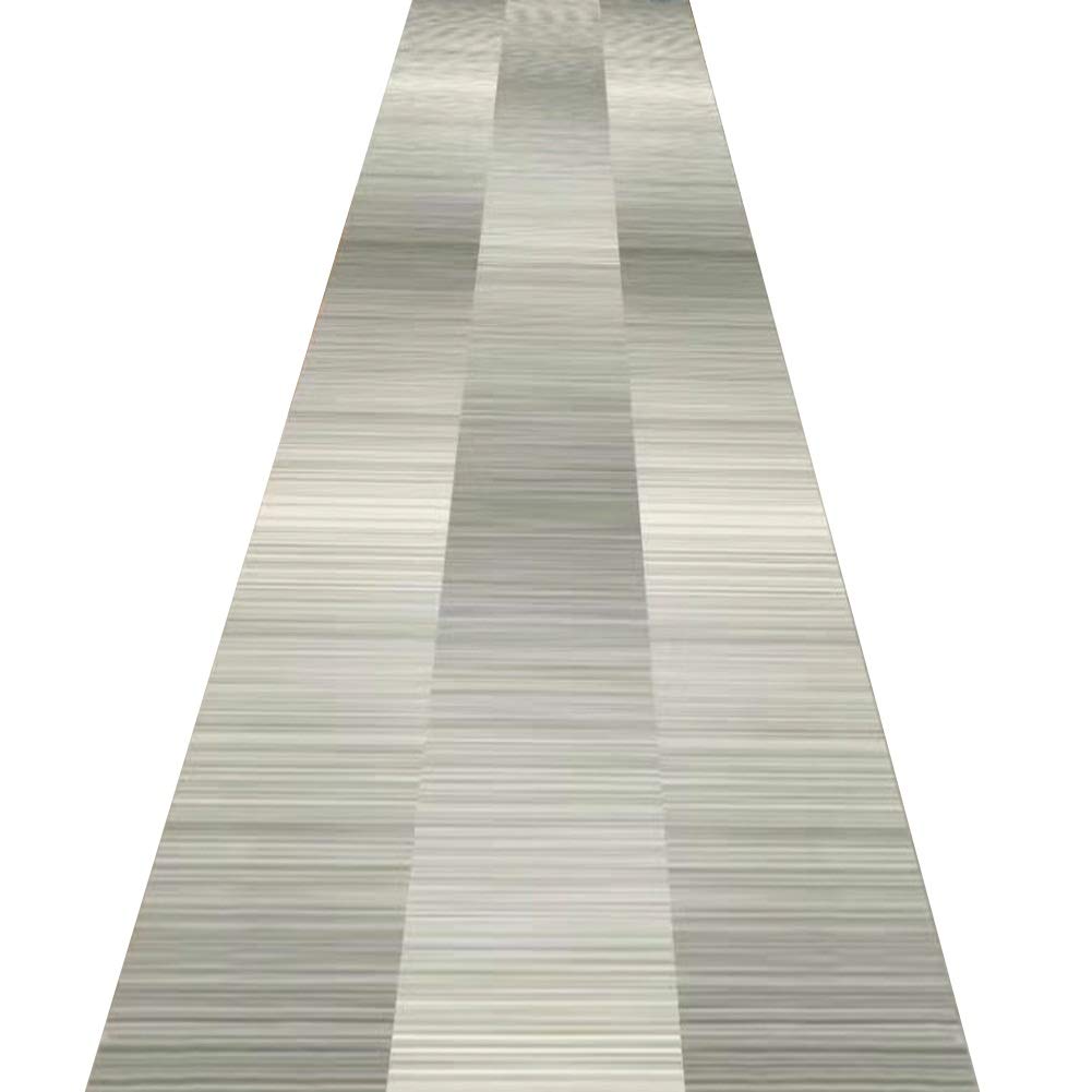 Tapis de couloir antidérapant de 7m de long couleur unie moderne