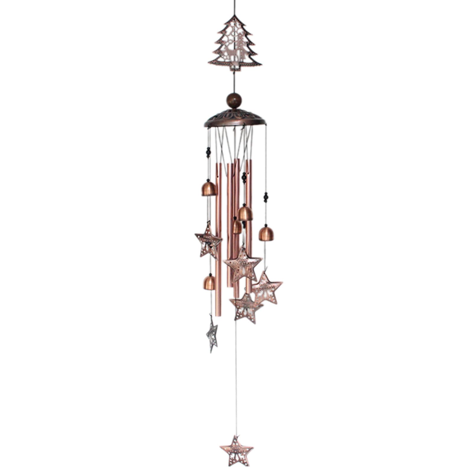 Antique Metal Windchime Bells Decoration for Christmas Trees Easy to Hangs for Seasonal Trees Adornment Seasonal