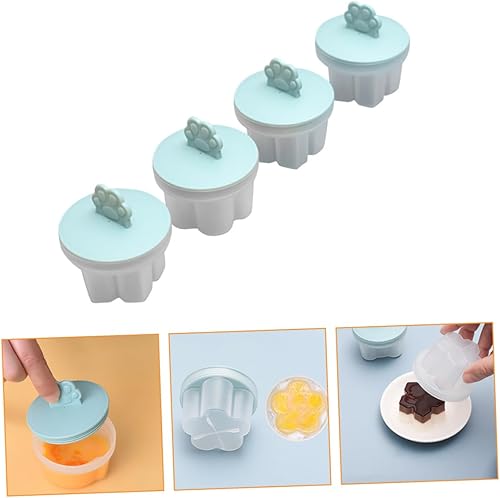 Miniatura 8 de Moldes de huevo para horno microondas 4 piezas de molde de huevo al vapor superficie antiadherente para uso comercial doméstico