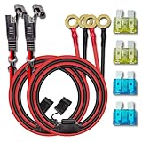 2 Pcs 10AWG 2FT Charger Cable, SAE to O Ring Terminal Quick Disconnect Harness, 2 Pin...
