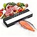 Envasadora al Vacío 5 en 1, Maquina al Vacio de Alimentos para Uso Doméstico y Comercial, Incluye bolsa de vacío,Fuerte Succión, Alimentos Secos, Humedos y Frescos (Black, 10 vacuum bags)