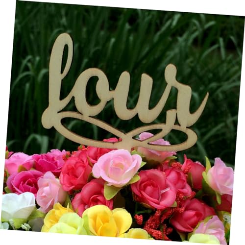 Numéro de table en bois de bambou Cabilock avec support stable pour mariage chic - 7