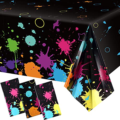 Glow Party Table Covers Neon Party Tablecloths 108 x 54 Inch Glow Party Tablecloths Disposable Plastic Neon Glow Table Cloth for Neon Birthday Party Black Light Party Supplies (3 Pieces) Glow Party Table Covers Neon Party Tablecloths 108 x 54 Inch Glow Party Tablecloths Disposable Plastic Neon Glow Table Cloth for Neon Birthday Party Black Light Party Supplies (3 Pieces)