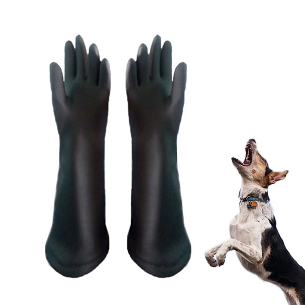 Genérico Pflegehandschuhe für Haustiere | Handschuhe aus Leder verstärkt
