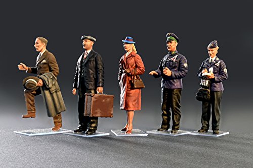 Amazon | ミニアート 1/35 トラム乗務員・乗客5体入 MA38007