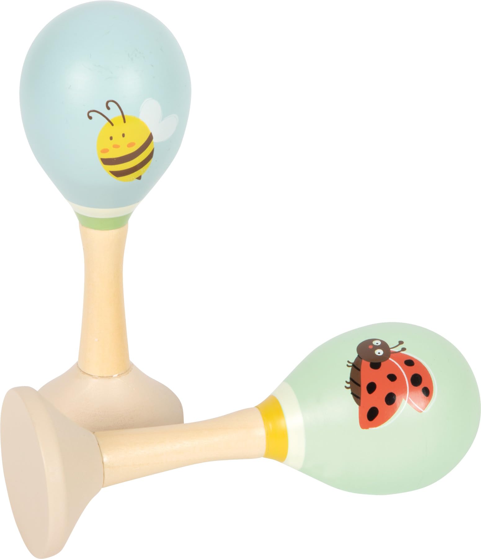 small foot Maracas Little Friends, rattles w/animal motifs, for babies and toddlers, 12726