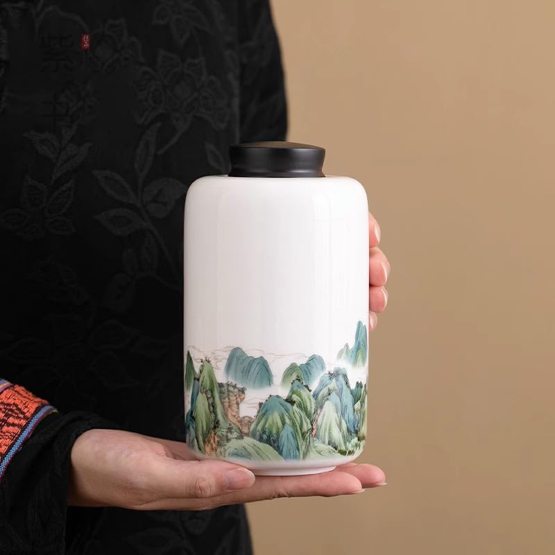 Garnki Kuchnia Przechowywanie Herbata Puszki Ceramiczne Uszczelnione Puszki Małe Herbaty Puszki Uszczelnione Herbaty Puszki Małe Przenośne hermetyczne pojemniki na żywność