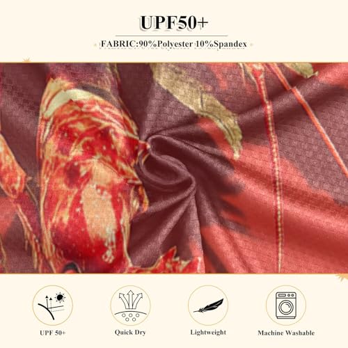 Red Lobsters Boys Rash Guard Long Sleeve UPF 50+ Boys Swim Shirt Quick Dry Shirt for 3-12 Years4