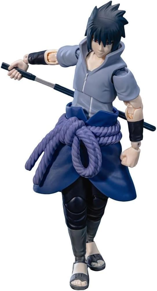 BLOKEES Naruto Shippuden Sasuke Uchiha Champion Class CC04 Model Kit, 80 Pieces, with Chidori Sword, Ages 14+