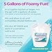 FoamDaddy Professional Strength Ultra-Concentrated Gel – Makes 300-400 Gallons of Foam Party Fun – High Stacking, Hypoallergenic – Designed for Any Foam Machine – 1 Gallon