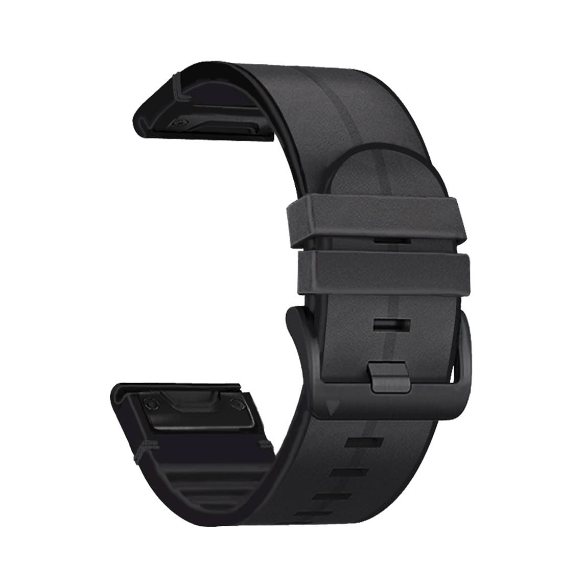 Correa de silicona de 26mm para Garmin Fenix 7X y 6X Pro en color ágata 8