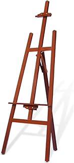 GKJHTED Caballete de exhibición con Soporte para Tablero de Dibujo de 1,5 m de Alto, Caballete de Madera de Color, Caballete Plegable para Pintura al óleo para Adultos