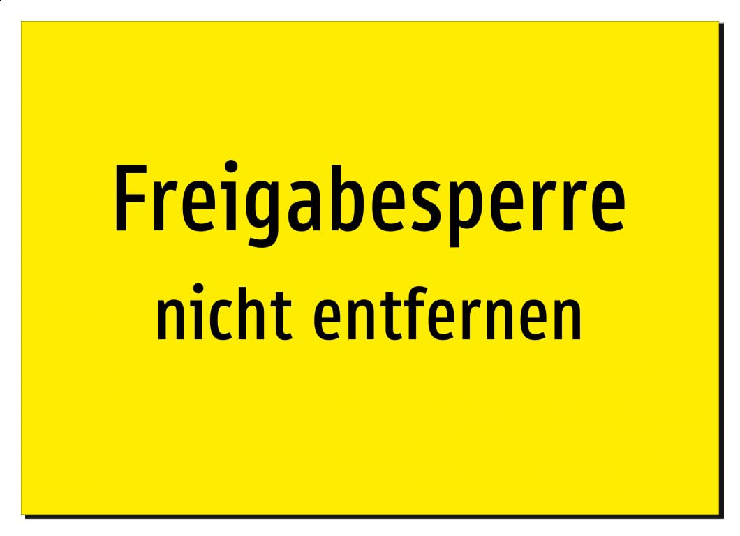 35483-DE-T-06 | Freigabesperre - nicht entfernen