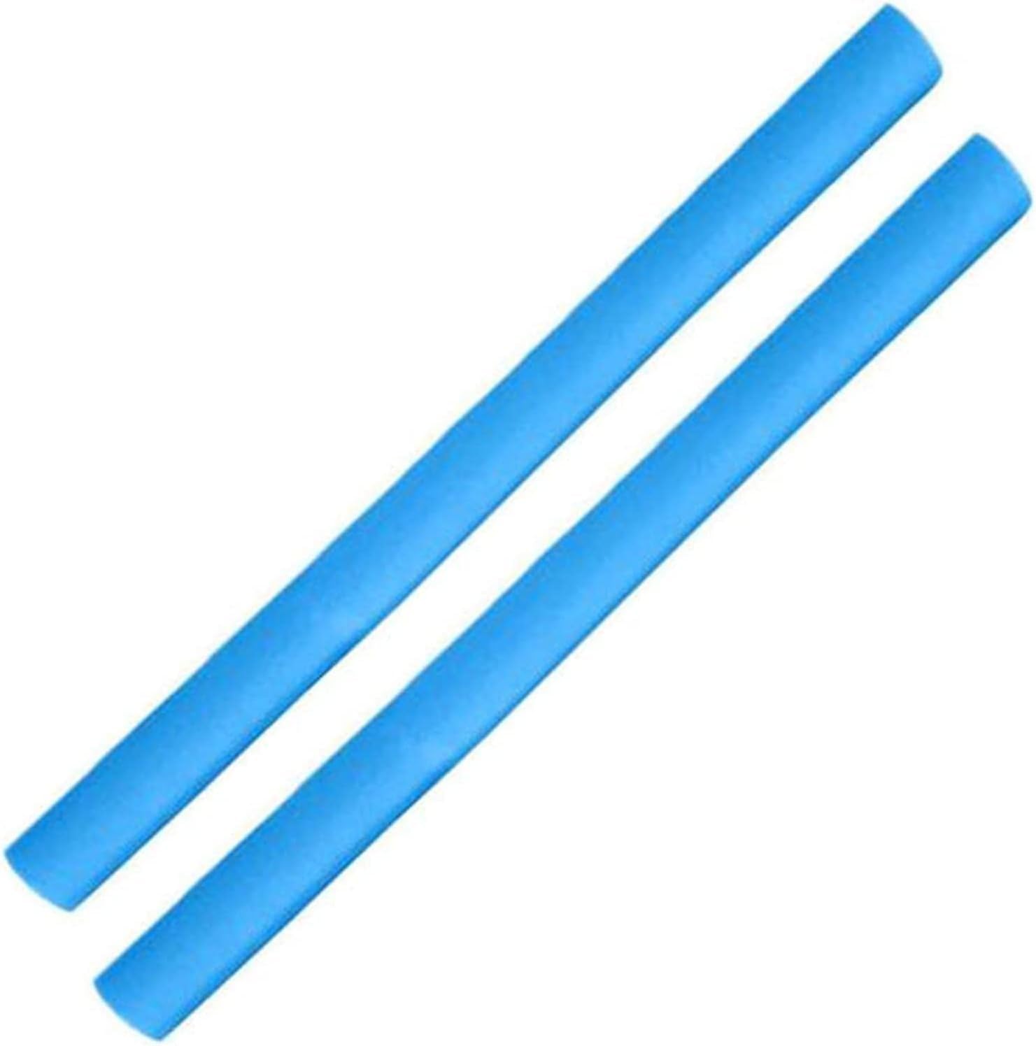 2 Pack Pool Noodle Strong Flexible Float Foam Jumbo 1.5m 150cm Portable Woggle Swimming Stick Buoyancy Aid Floating Swim Adults and Children High Density Quality (2 x Blue)