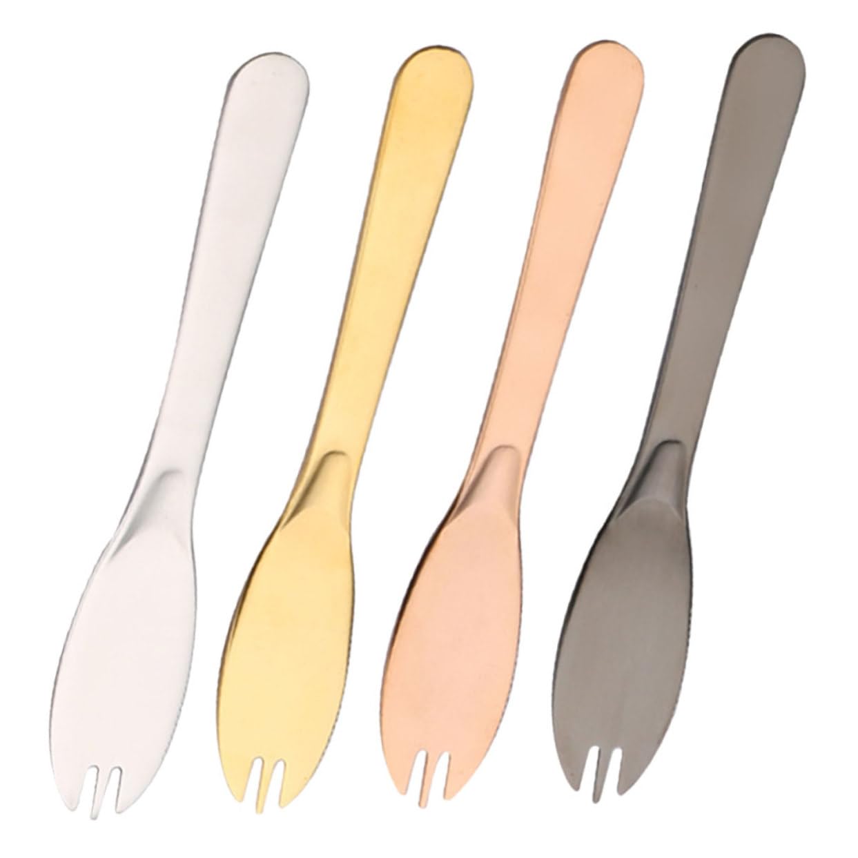 Alipis Ergonomic Cheese Slicer Knife 4 Piece Set Stainless Steel Butter Cheese Fruit Jam Perfect for Kitchen