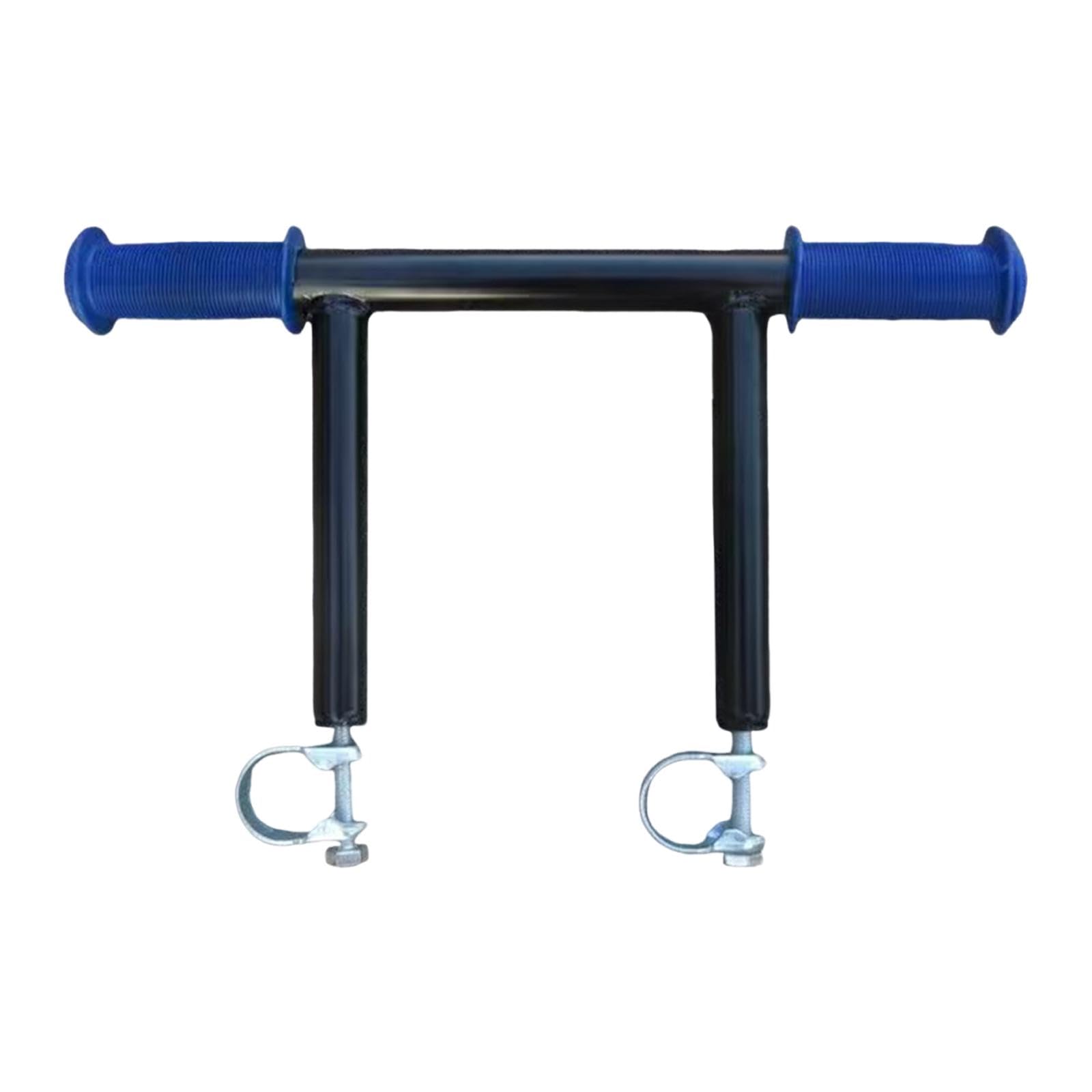 Poignée Extension Barre Universelle pour Landau Barre d'Appui Extensible Remplaçable Poignée Rechange Ergonomique Métal et PP Installation, Bleu 28mm