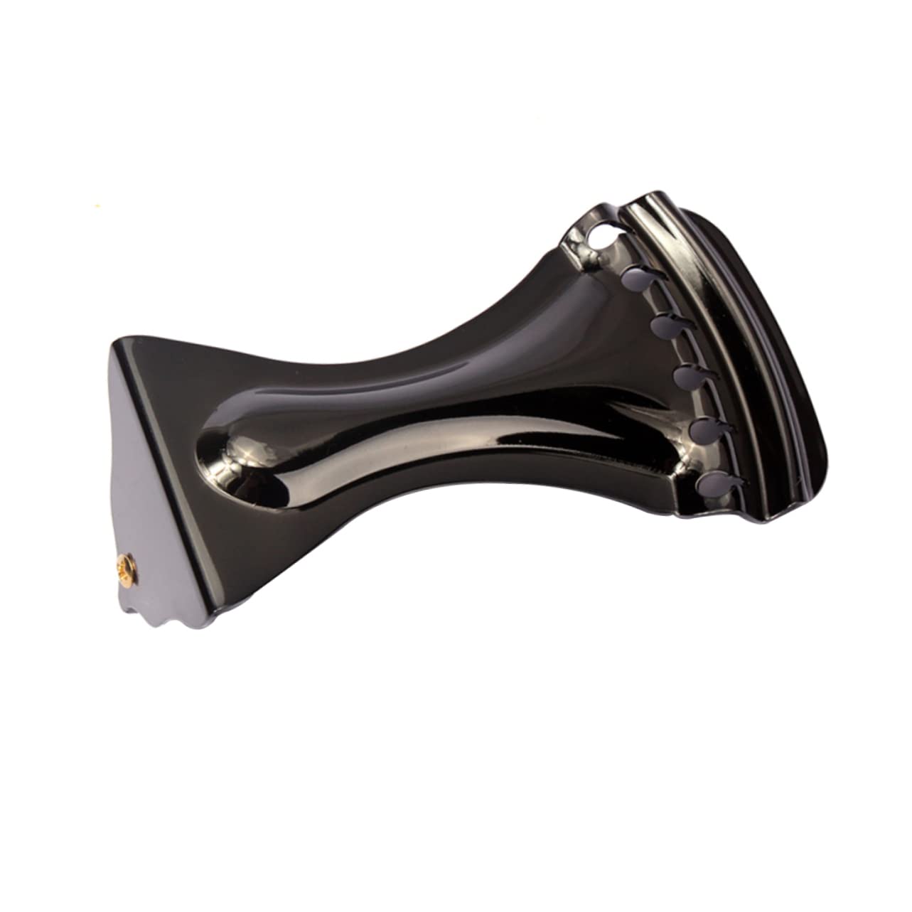 Abaodam 2sets Black Tailpiece for Guitar Guitar Replacement Metal Material 6string*2