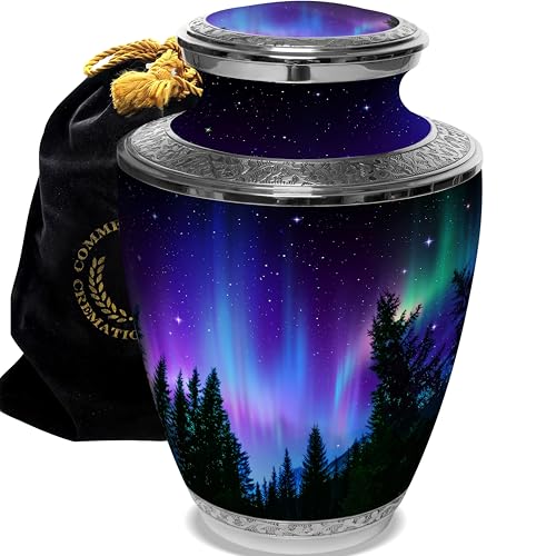 Image of Northern Lights Cremation Urns for Human Ashes Adult Female Urns for Ashes