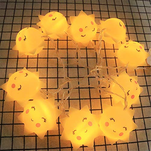 Preisvergleich Produktbild Cartoon Tiere LEDs Lichterkette Batteriebetrieben Deko für Garten, Bäume, Terrasse, Weihnachten, Hochzeiten, Partys, Innen und außen (Sonne)