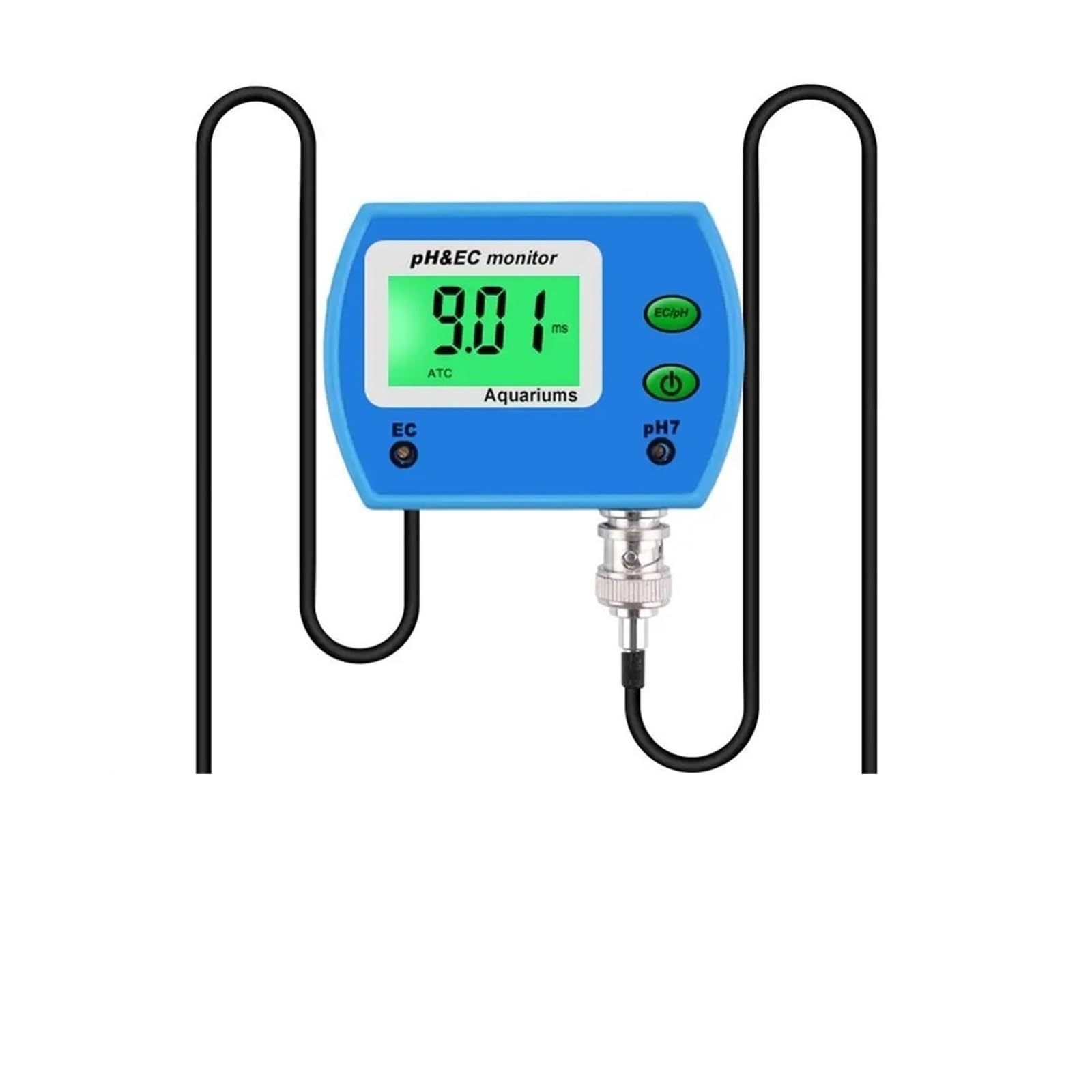 Przepływomierz, Profesjonalny miernik pH 2 w 1 Miernik EC do akwarium Wieloparametrowy monitor ści wody Monitor PH/online Acidometer