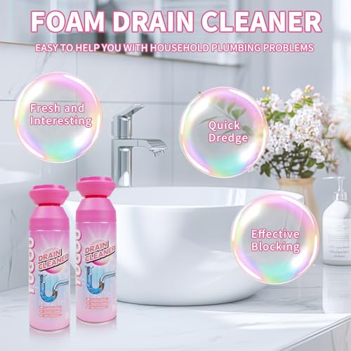 image for Yugou Foaming Drain Cleaner, Sink Cleaner and Deodorizer, Drain Clog R