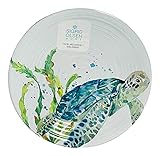 Sigrid Olsen Sea Turtle Melamine Dinner Plates Set of 4