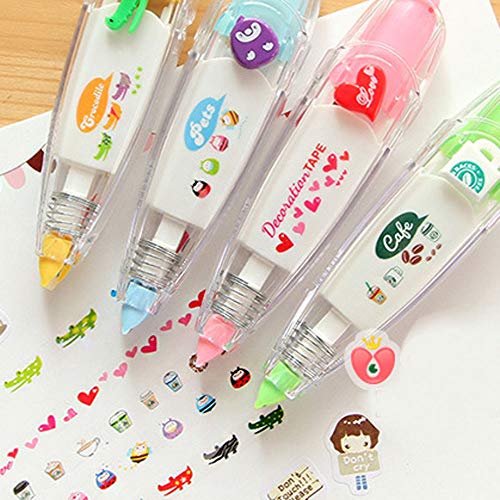 Gaddrt Cute Funny Stationery Push Correction Tape for for Students Stationary office School Supplies Gifts pencils writing pens refills stick ballpoint