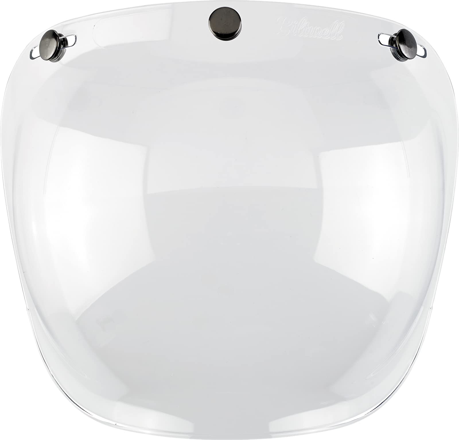 VISIERA BOLLA BILTWELL CASCO TRE BOTTONI TRASPARENTE