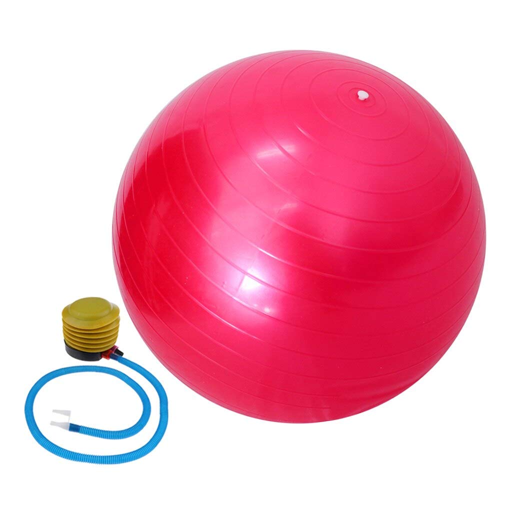 Smitex 55cm Anti Burst Sports Yoga Ball w/Pump Pilates Fitness Gym Balance Stability Swiss Ball Fitball Exercise Workout Massage Ball (Pink) (B08617MCW2) Amazon Price History, Amazon Price Tracker