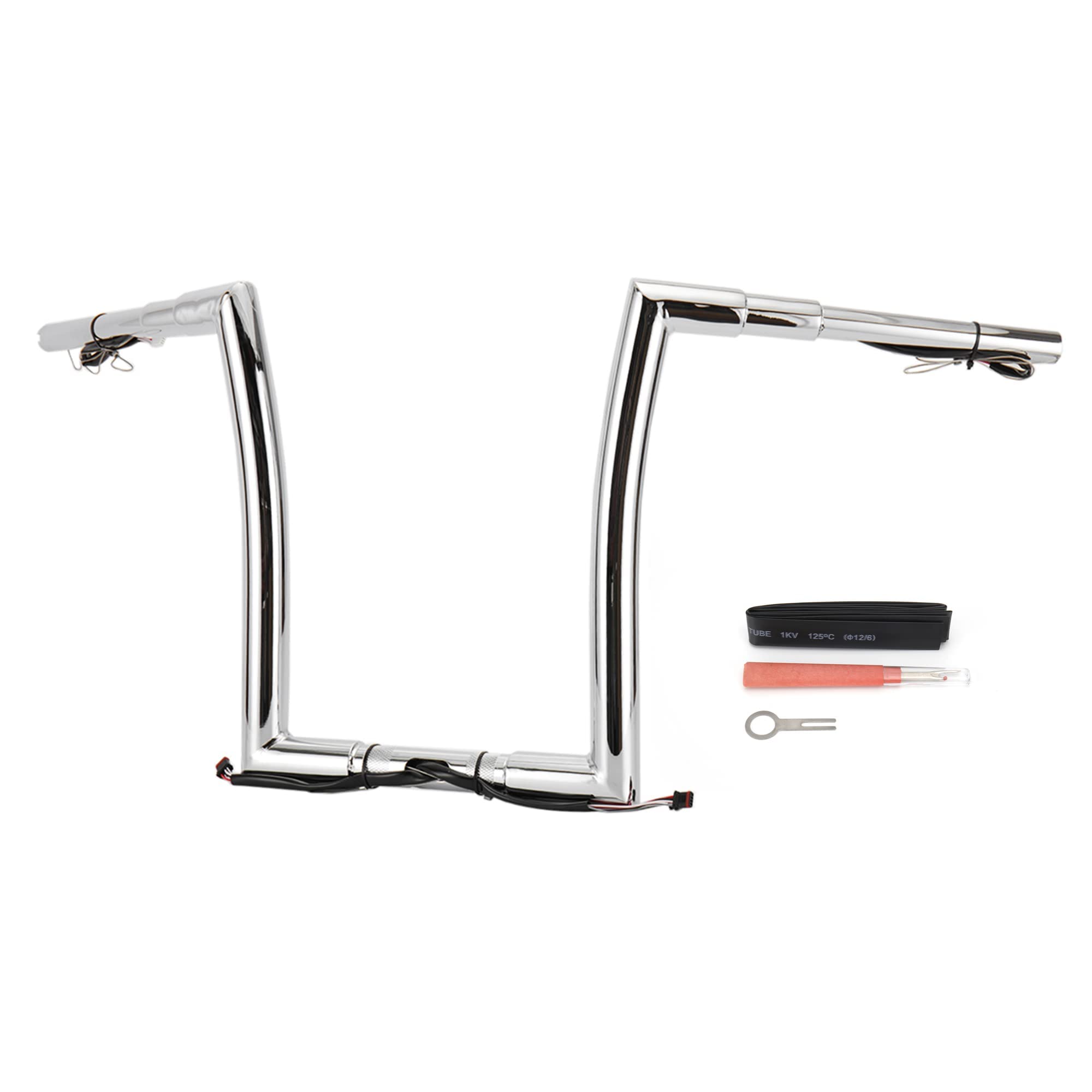 Photo 1 of MoKitDora Road Glide Pre-wired Handlebar 16" Rise 1.5” Fat 1.25" Clamp