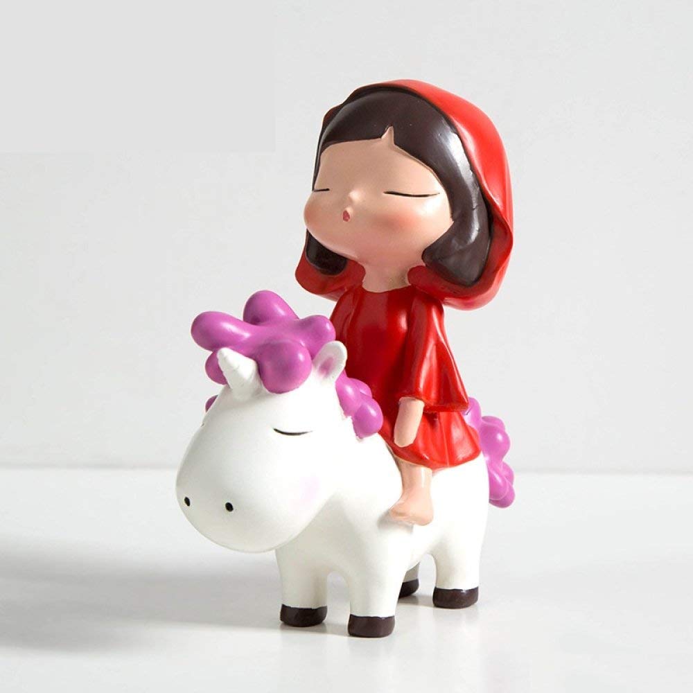 Statue licorne fille pour rompre la monotonie de votre intérieur