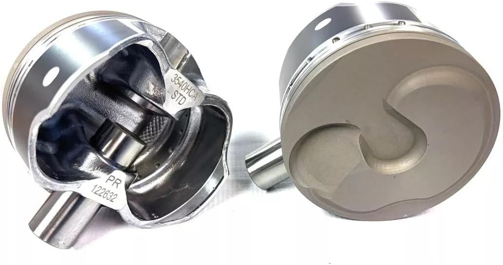 .010 over size Pistons and matching Rings compatible with 2014-2022 6.2L Gen V L86, L87, LT1, LT2, Direct Injected Engines. (.010 over Size)