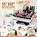DREAMVAN Heat Press Machine, Upgraded 8 in 1 Heat Transfer Machine, 12