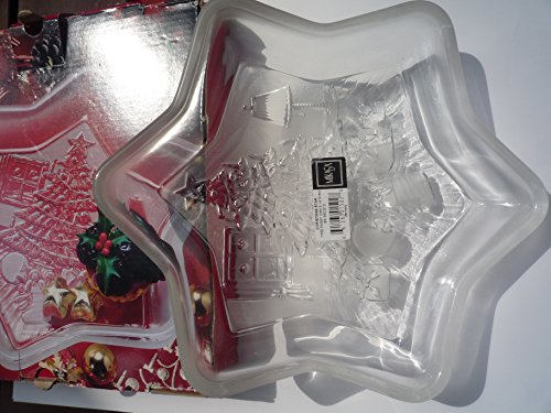 Mikasa Christmas Star Tree Sweet Dish 9 1/4" #TOP3