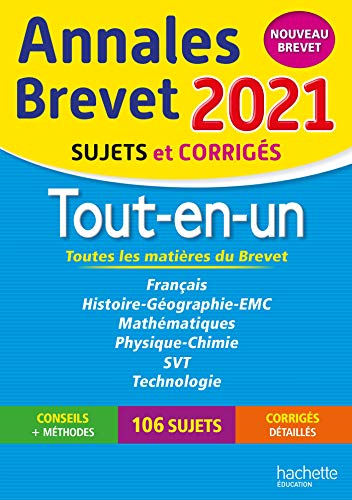 Télécharger Annales Brevet 2021 Tout-en-Un Francais PDF