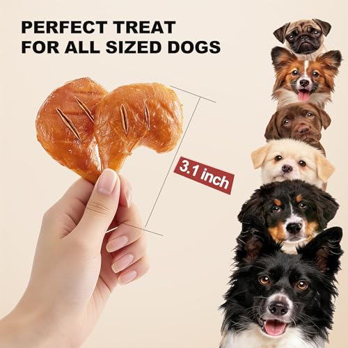PETPHABET Rawhide Free Dog Chew Bones - 11 Count Grilled Chicken Leg Dog Chews for Medium Large Breeds, Healthy Puppy Treats for Training & Teething, Made with Real Chicken, Natural Smoky Flavor — view 4