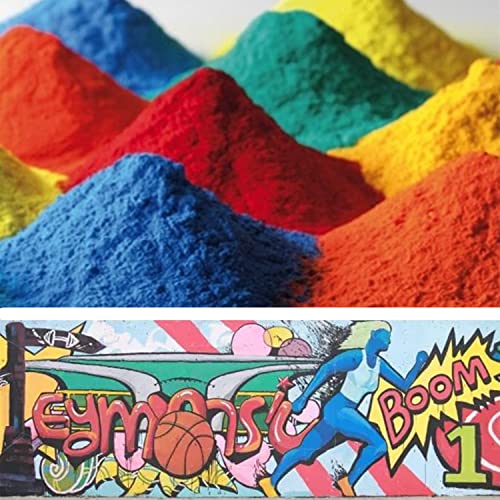 GOODTAKE Blue Graffiti Pigment Painting Fine Arts Paint DIY Graffiti Color Pigment Dye for Artistic and Decorative Wall Coatings Painting Resin dye (8 oz,Blue)