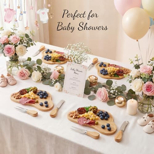 Set de 24 Mini Tablas de Cortar en Forma de Nube para Baby Shower miniatura 5
