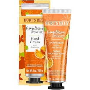 Burt’s Bees Orange Blossom and Pistachio Hand Cream with Shea Butter, 1 Ounce