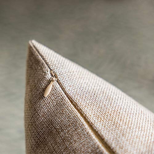 Demetex Pillow Covers, Rectangle Throw Pillow Covers Set Of 2, Linen Decorative Burlap Pillow Cases For Couch Bedroom Living Room, 12X20 Inch, Light Linen #TOP6